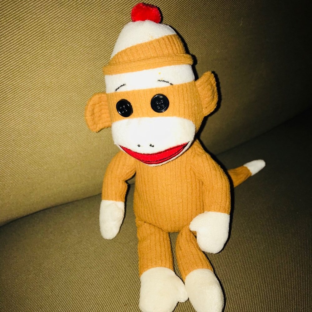 Ty Beanie Socks the Monkey